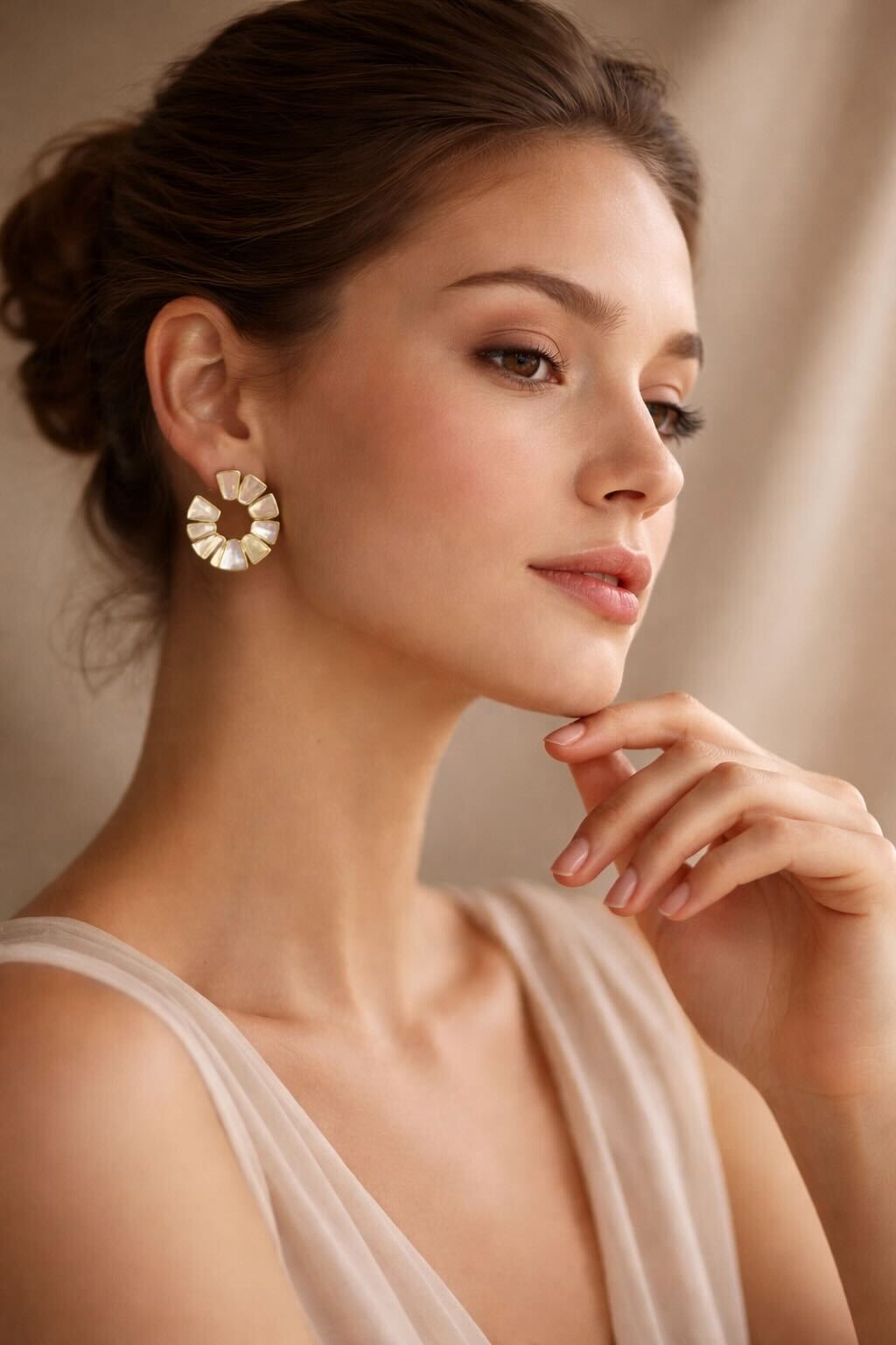 Luna Halo Studs