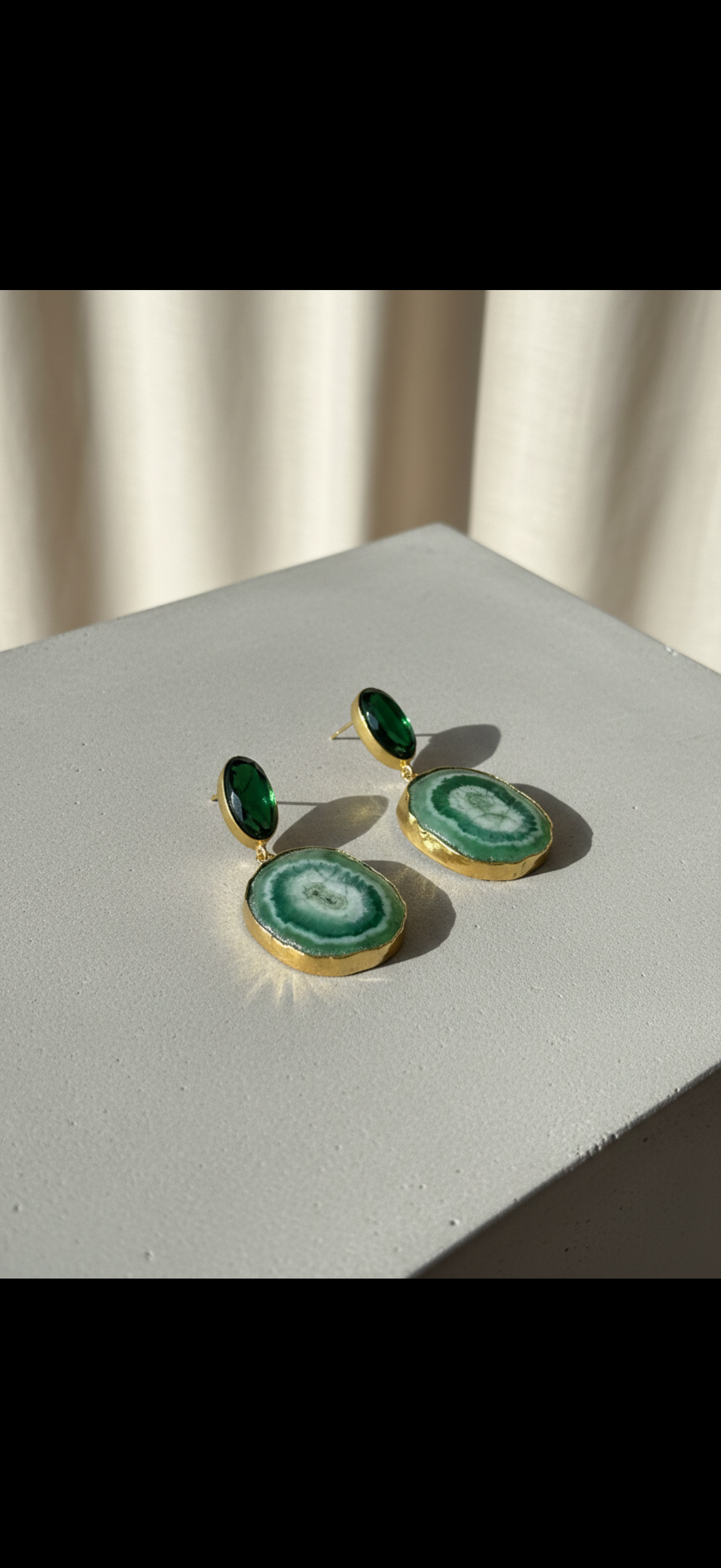 Verdant Halo Earrings