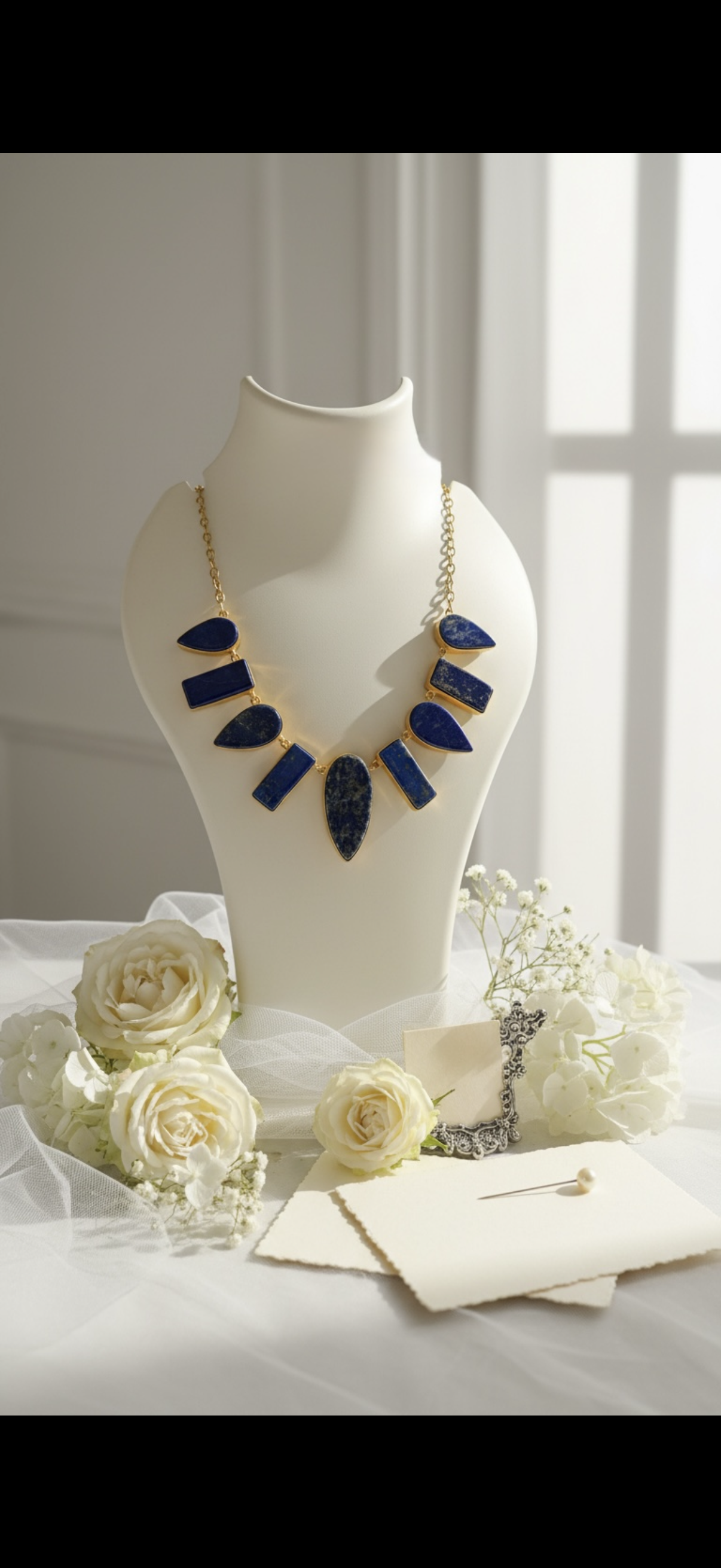 Celestia Lapis Necklace