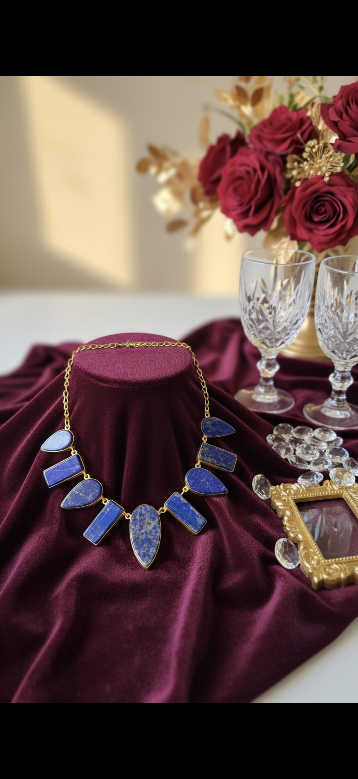 Celestia Lapis Necklace