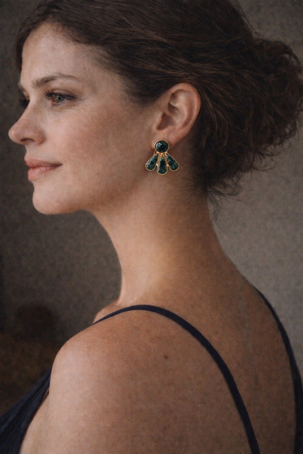 Midnight Bloom Studs