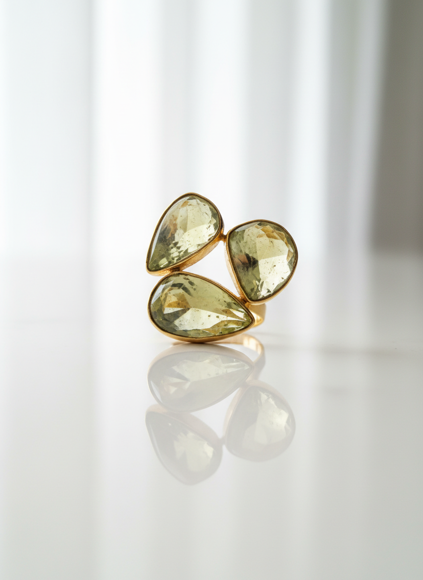 Citrine Bloom Ring