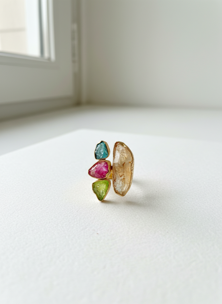 Aurora Cascade Ring