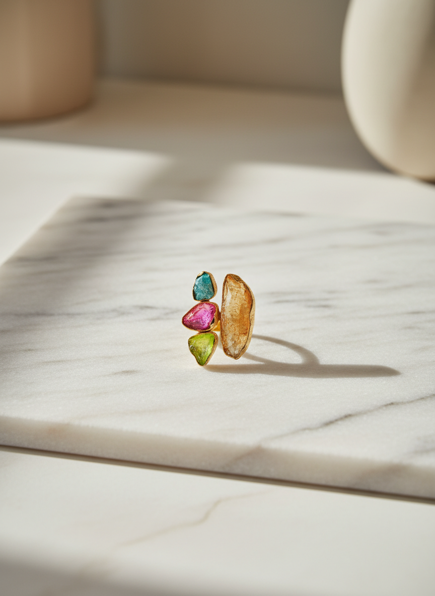 Aurora Cascade Ring