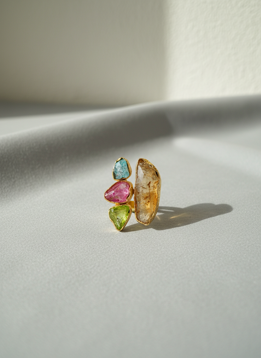 Aurora Cascade Ring