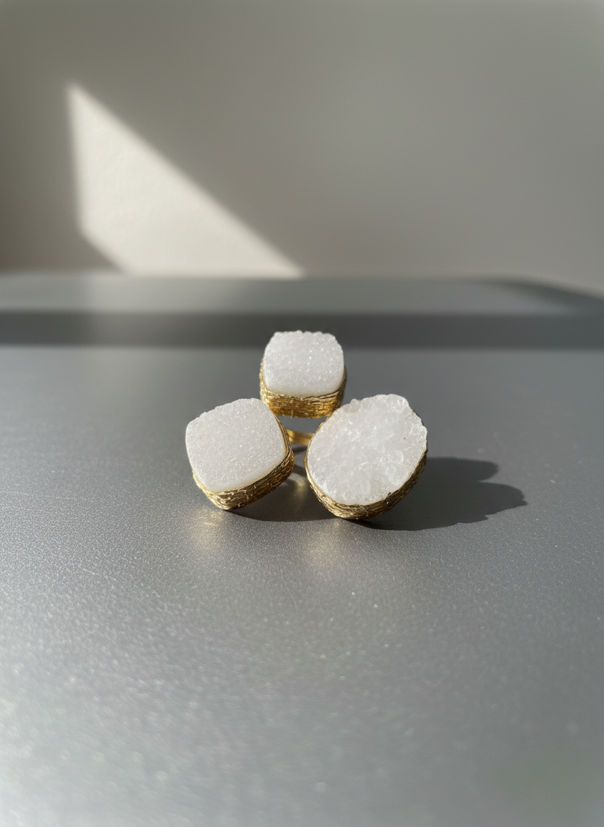 Snowlight Cluster Ring