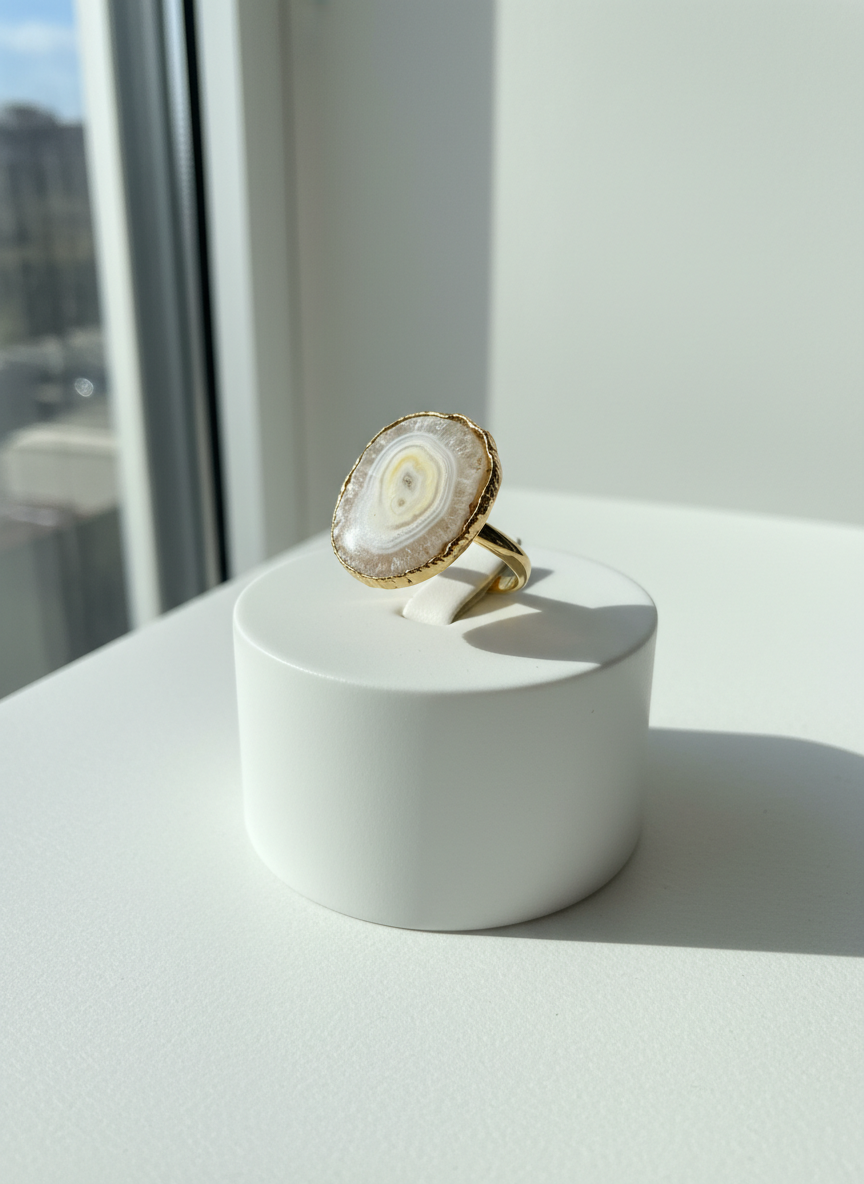 Solara Agate Ring