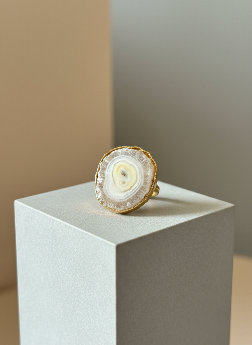 Solara Agate Ring