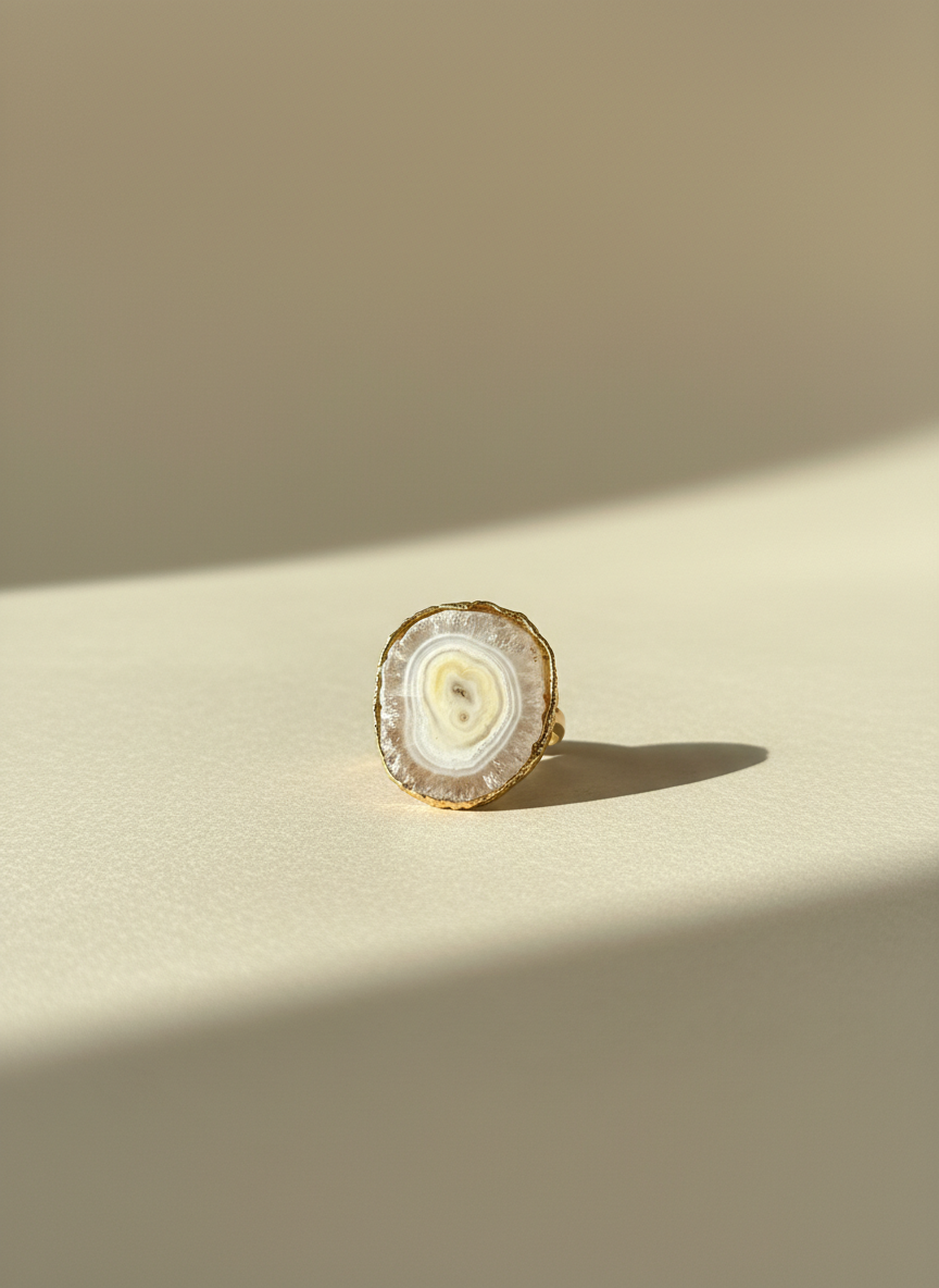 Solara Agate Ring