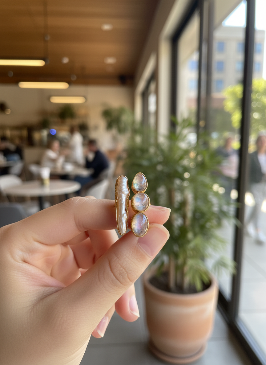 Lunara Pearl Ring
