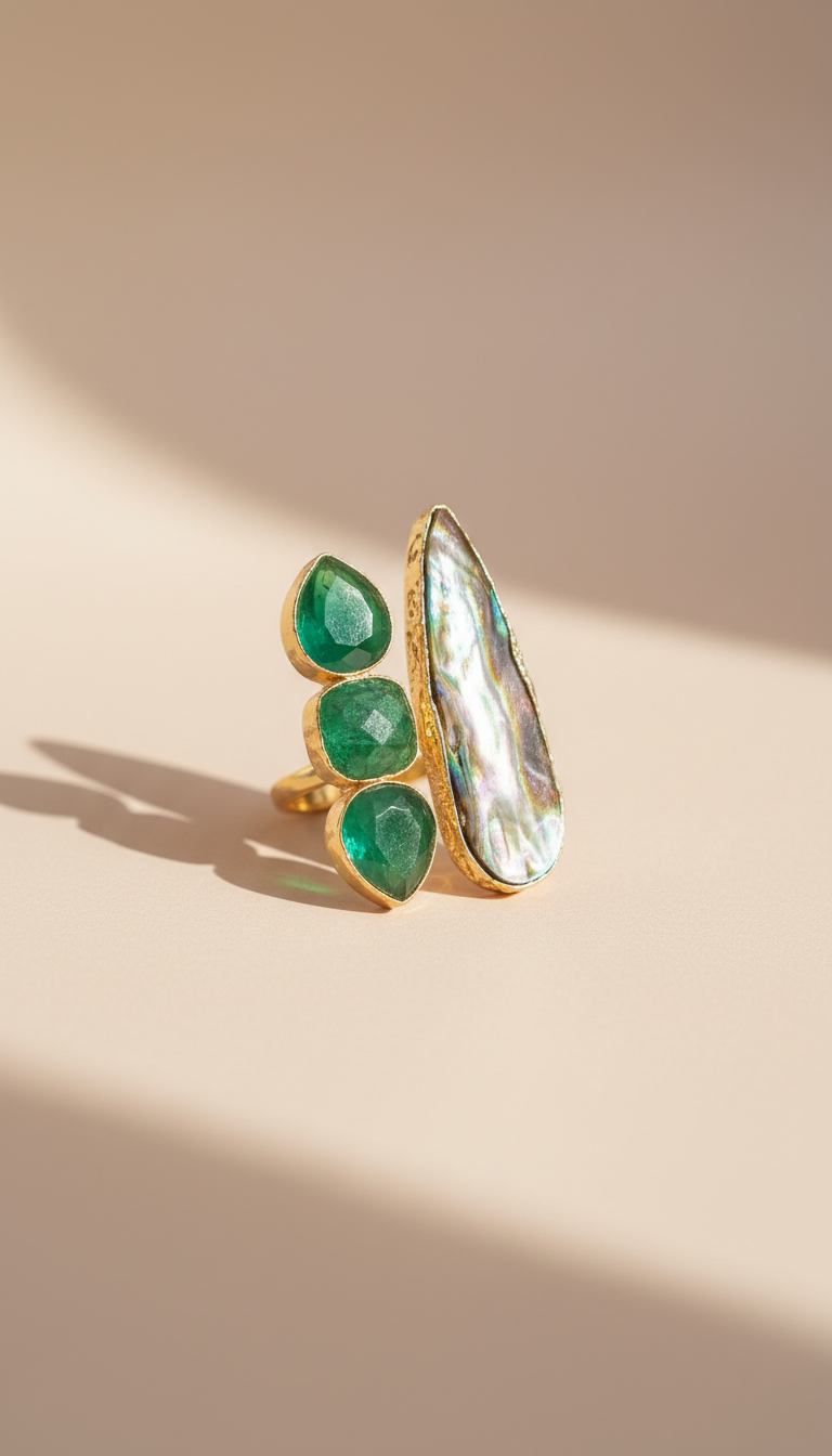 Emerald Echo Ring
