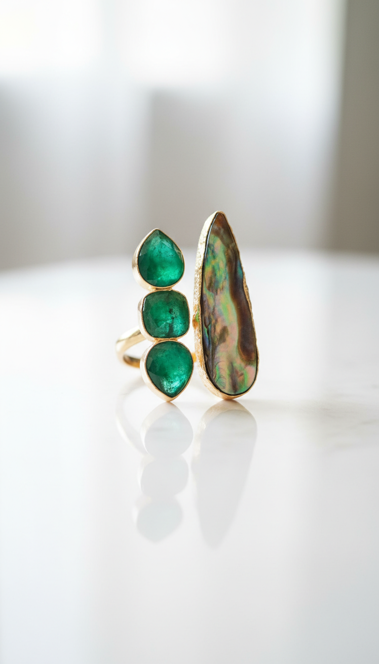 Emerald Echo Ring