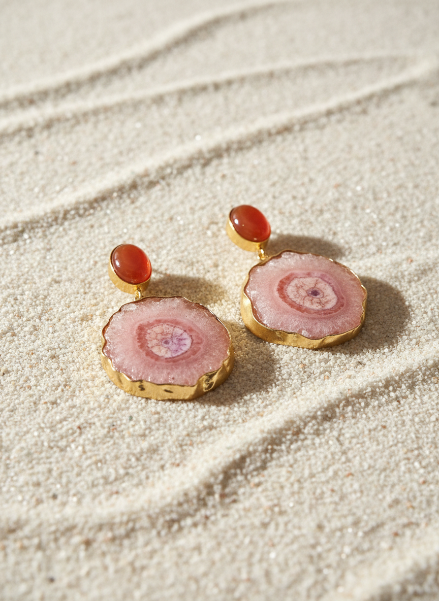 Blush Orbit Earrings