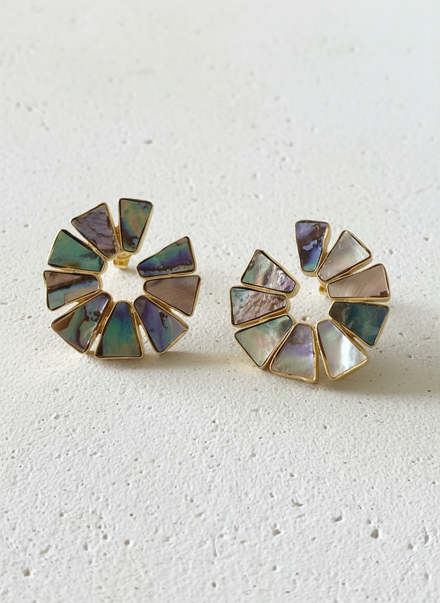 Iris Halo Studs