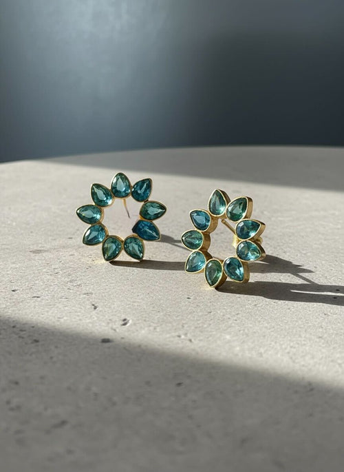 Azure Halo Earrings