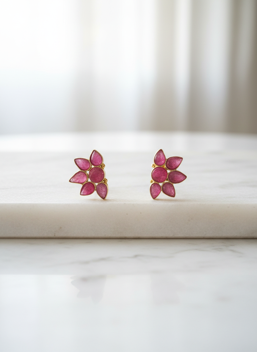 Rose Petal Studs